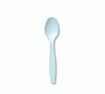 Pastel Blue Premium Plastic Spoons 24 pcs/pkt